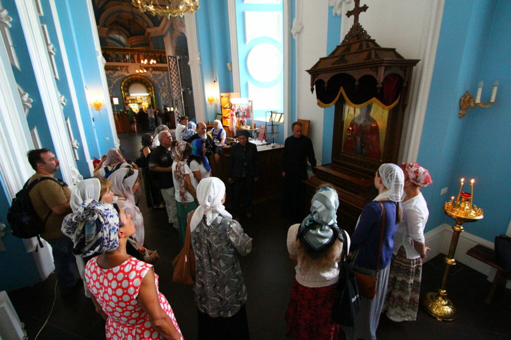 A great blessing was bestowed upon our group as we venerated the holy relics of Saint Tatiana.